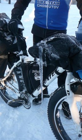 Daliborovi přes noc promrzl bike. 