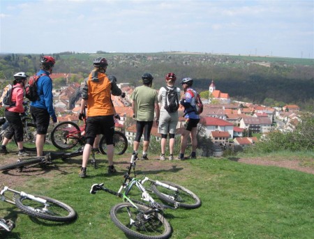 Pohled na Moravský Krumlov.