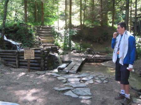 Zelenkovač - umývárka.