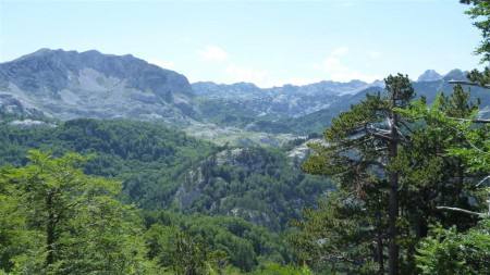 Panorama masivu Prenj.