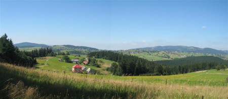 Panorama na trase.