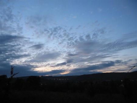 Večerní sjezd do depa.