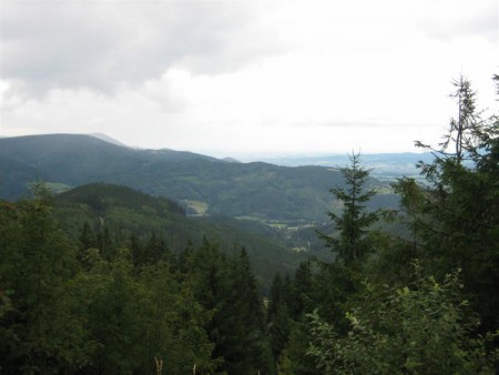 Panorama z vrcholu.
