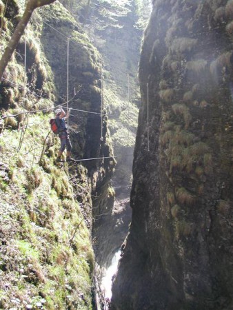 Tak tady jsem se chtěl jednou zhoupnout a přišel jsem na to, že Tarzan fakt nejsem :-). Mejstřa