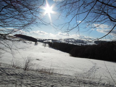 Panorama na trase.
