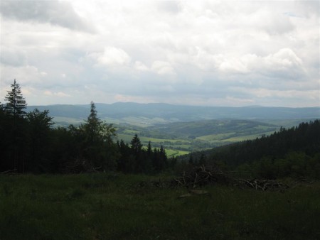 Panorama na trase.