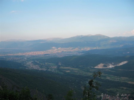 Panorama z chatky.