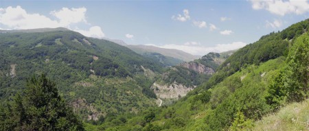 Panoramata na trase.