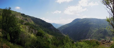 Panoramata na trase.