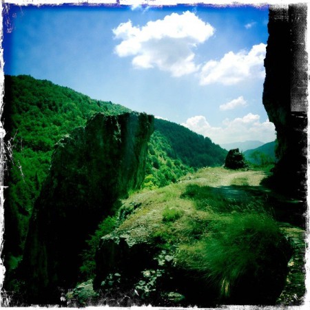 Panoramata na trase.