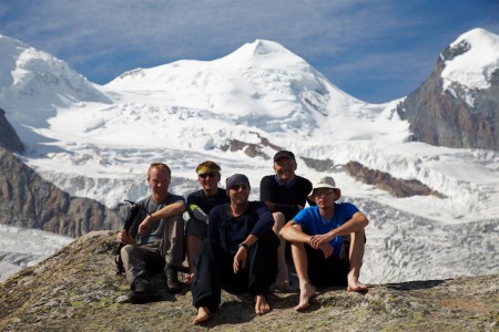 Přéma, Mejstřa, Martin, Paťas, Mára - Monte Rosa 2012.