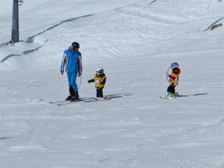 Kinder skischule Ischgl.