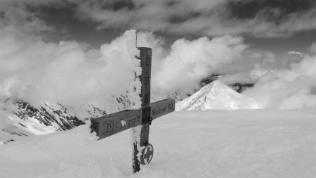 Vítejte na vrcholu Hocharn 3 254 m.n.m..