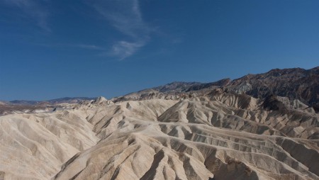 Death Valley je místo, kde jdou teploty přes 50 °C.