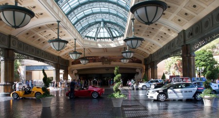 Bellagio hotel a jeho hosté.
