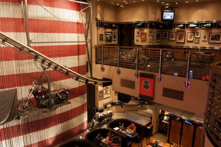 Harley Davidson Cafe interier.
