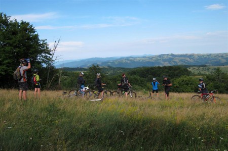 Bikeři v kraji.
