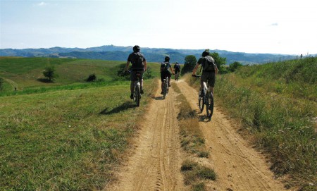 Bikeři v kraji.
